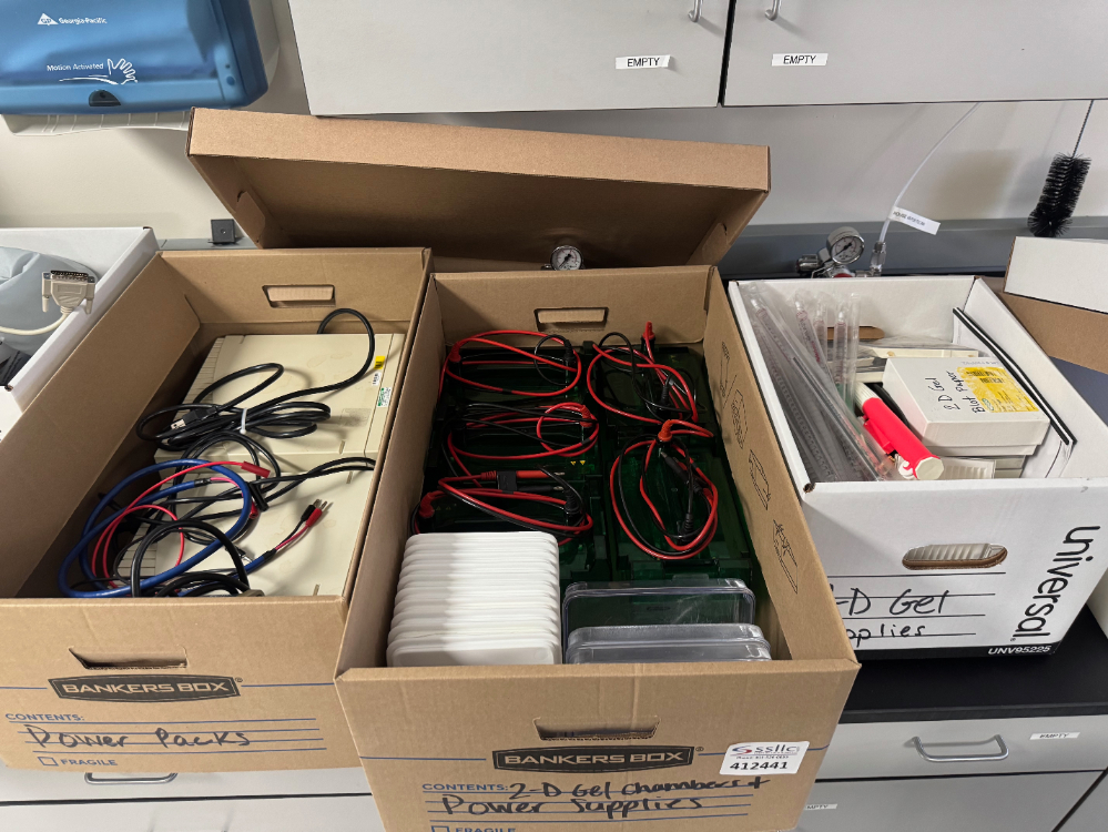 Image of Electrophoresis Power Supplies w/ Gel Boxes